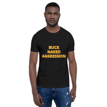 Load image into Gallery viewer, BUCK NAKED AGGRESSION Logo T-Shirt