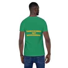 Load image into Gallery viewer, THOROUGHBRED NOT WONDERBREAD LOGO T-SHIRT