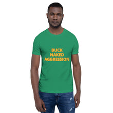 Load image into Gallery viewer, BUCK NAKED AGGRESSION Logo T-Shirt