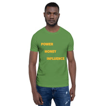 Load image into Gallery viewer, POWER MONEY INFLUENCE Logo T-Shirt