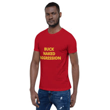 Load image into Gallery viewer, BUCK NAKED AGGRESSION Logo T-Shirt
