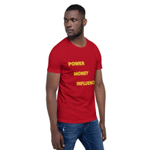 Load image into Gallery viewer, POWER MONEY INFLUENCE Logo T-Shirt
