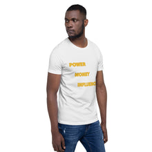 Load image into Gallery viewer, POWER MONEY INFLUENCE Logo T-Shirt